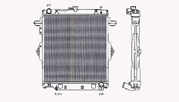 OE 1640017211 Radiator
