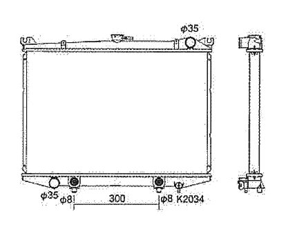 OE 2146086P00 Radiator