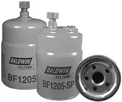 BALDWIN BF1205-SP Primary Fuel/Water Separator Spin-on with Drain and Sensor Port