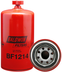 BALDWIN BF1214 Fuel/Water Separator Spin-on with Drain