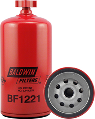 BALDWIN BF1221 Fuel/Water Separator Spin-on with Drain