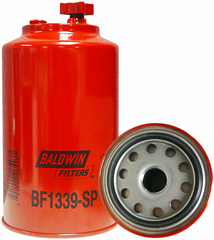 BALDWIN BF1339-SP Fuel/Water Separator Spin-on with Drain and Sensor Port