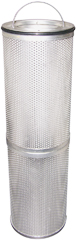 FLEETGUARD HF35109 Wire Mesh Supported 2-Section Maximum Peformance Glass Hydraulic Element with Bail Handle