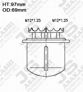 JS JN7001U Fuel Injector