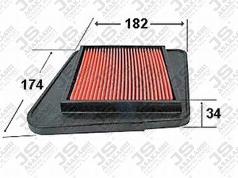 HONDA H1722PS4000 Air Filter