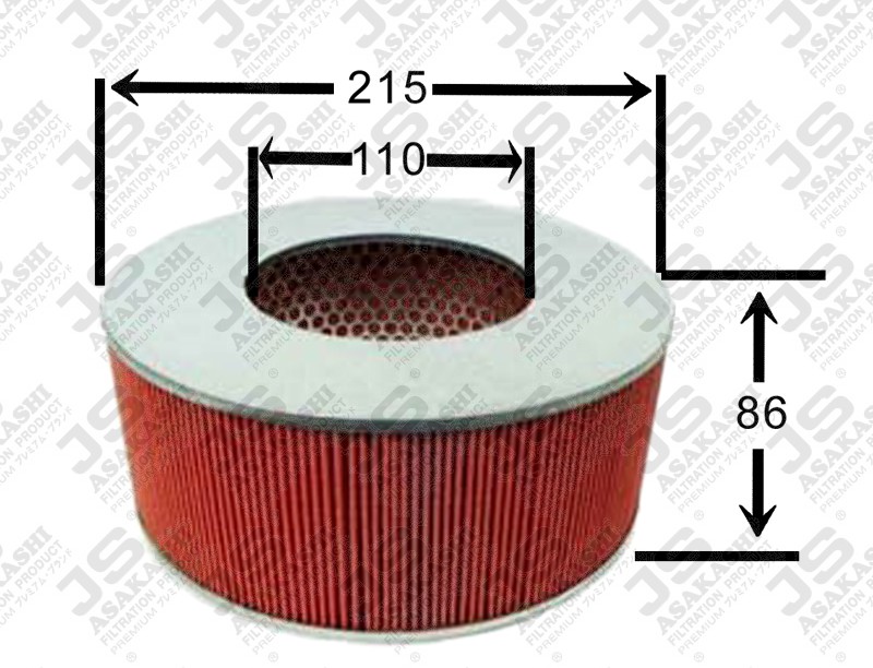 ISUZU 9885111652 Air Filter