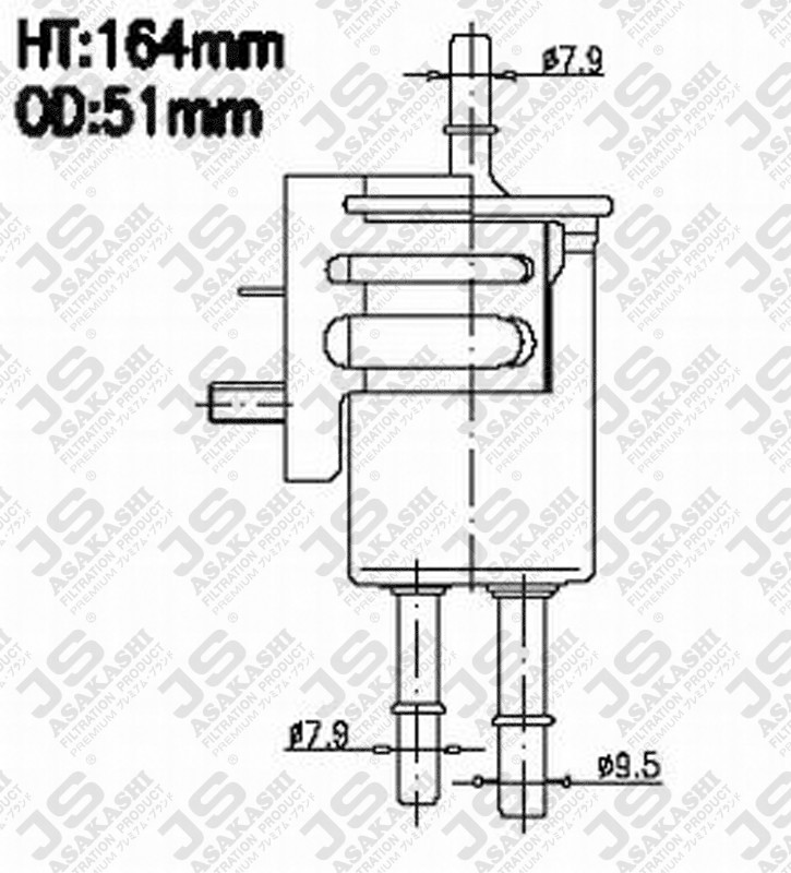 JS JF1071M Fuel Injector