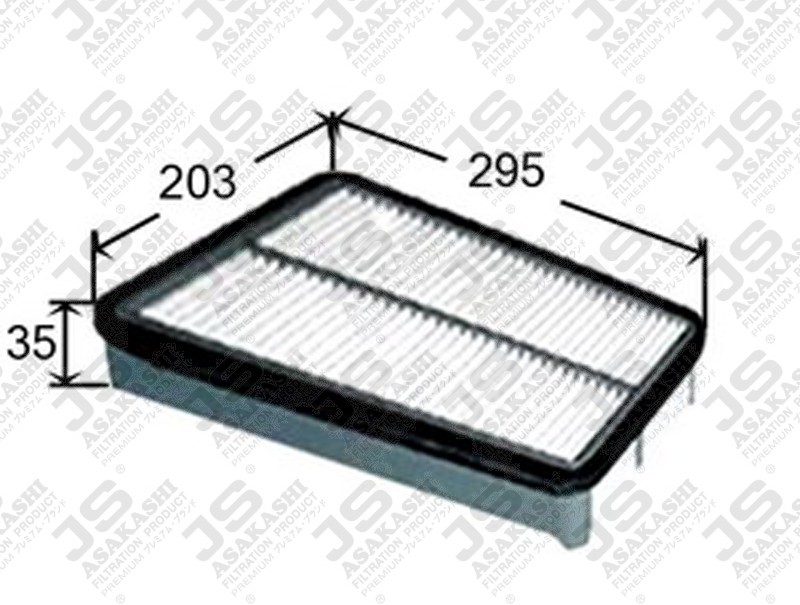 KIA 0K9BV13Z40 Air Filter