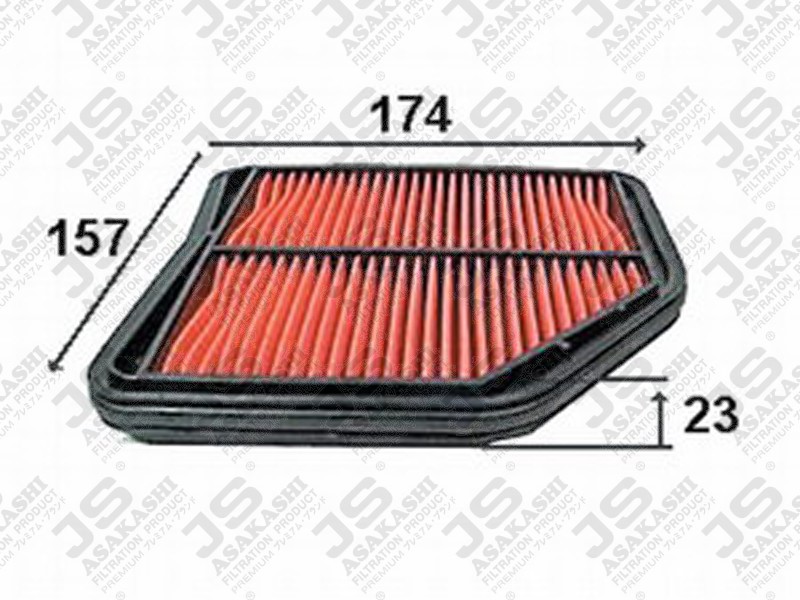 HONDA H1722PZ2J00 Air Filter