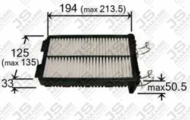 JS A929J Air Filter