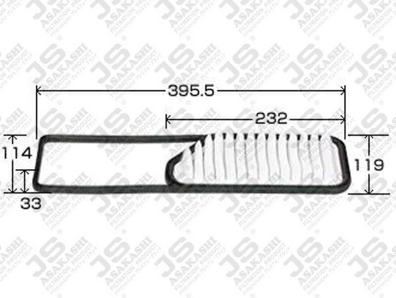 JS A750J Air Filter