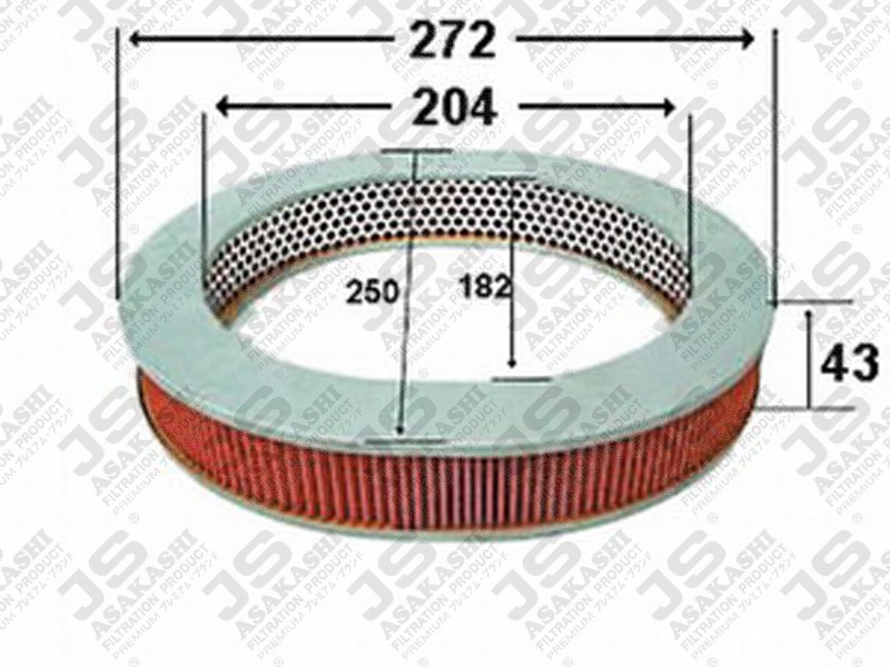 HONDA 17220PG6003 Air Filter