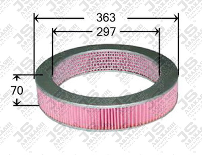 NISSA 1654667500 Air Filter