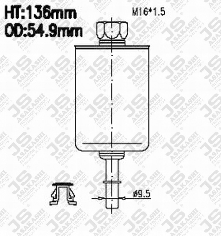 JS FS578J Fuel Injector