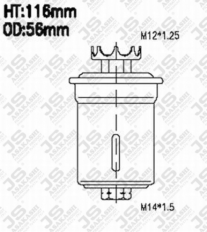 JS JN6003U Fuel Injector