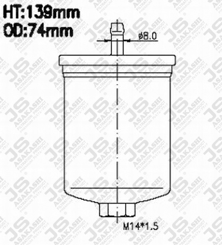 JS JB2014 Fuel Injector