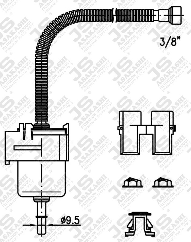 JS FS744J Fuel Injector