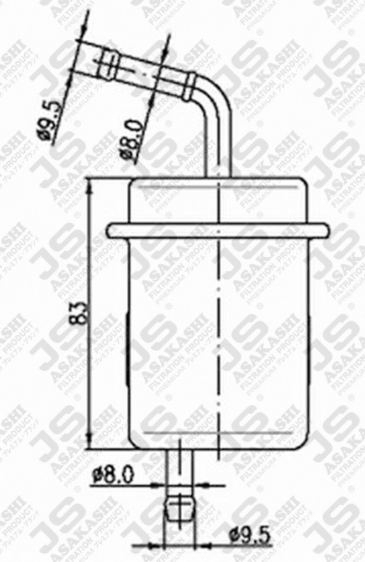 MAZDA JE9920490 Fuel Injector