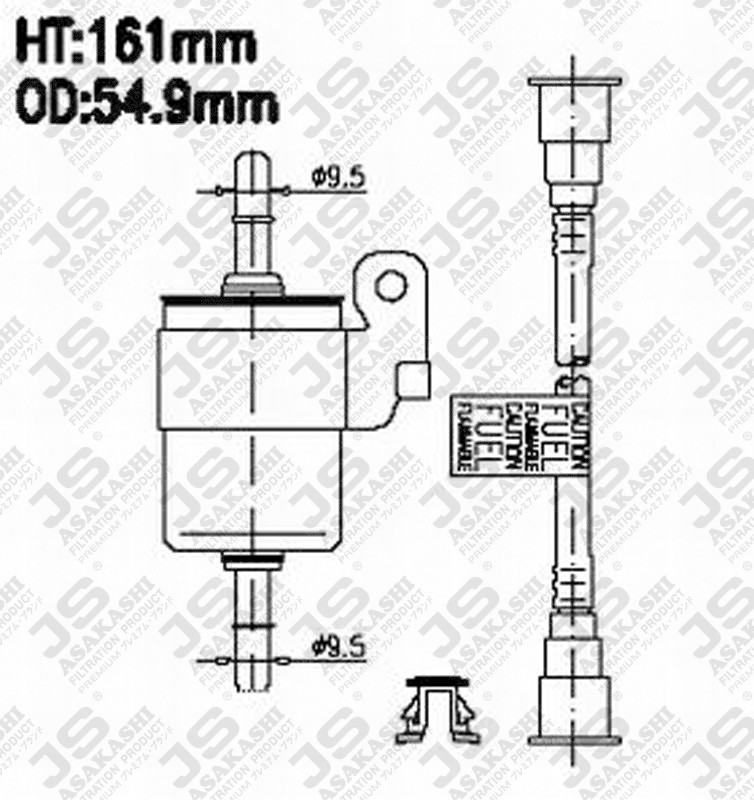 JS JG580A Fuel Injector
