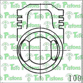 ISUZU 8941079120 Piston