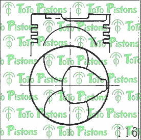 HINO 132161160 Piston