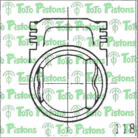 NISSA 1201067S11 Piston