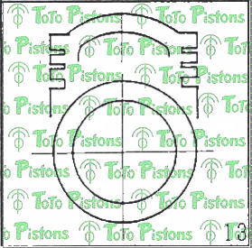 MAZDA 817023200 Piston