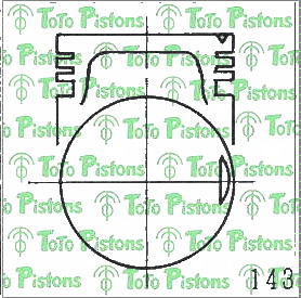 MITSUBISHI MD021192 Piston