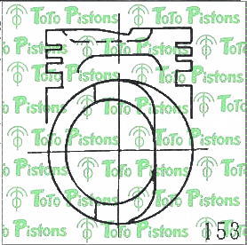 TOYOT 1310113030 Piston