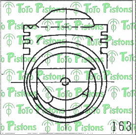 TOYOT 1310118020 Piston