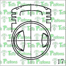 HONDA 13101383000 Piston