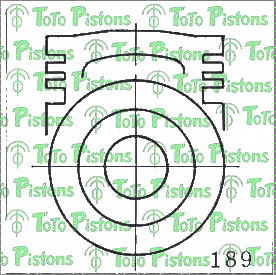 ISUZU 8944119750 Piston