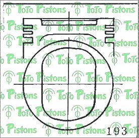 SUBAR 480057300 Piston
