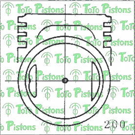SUBAR 480055500 Piston