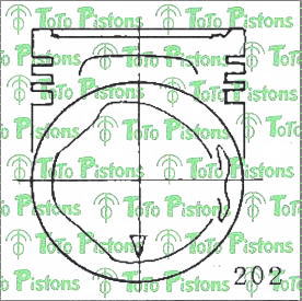 MITSUBISHI MD099759 Piston