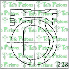 TOYOT 1310110033 Piston