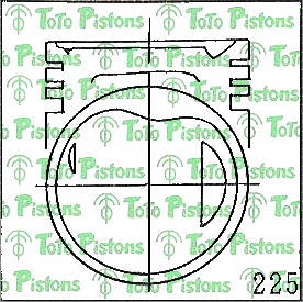 MITSUBISHI MD100405 Piston