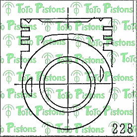 DAIHA 1310187736000 Piston