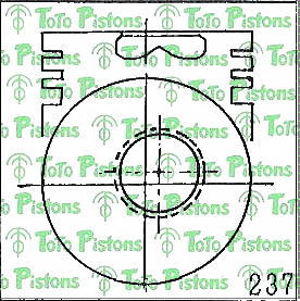 Stock NDC9604 Piston