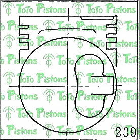 MAZDA PN1111SA0B Piston