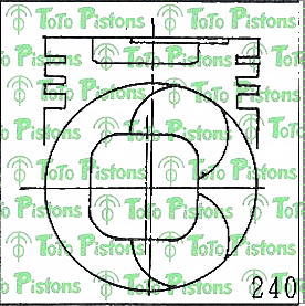 ISUZU 1121112060 Piston