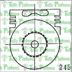 Stock TDFC9408 Piston