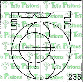 NISSA 1201195105 Piston