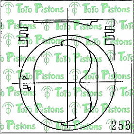 TOYOT 1310174020 Piston