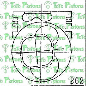 ISUZU 8941750272 Piston