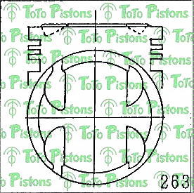 MAZDA BPY111SA0 Piston