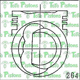 SUZUK 1211160B000B0 Piston