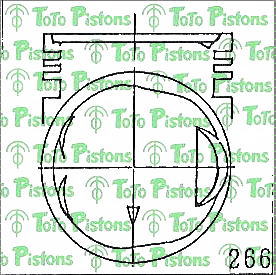 MITSUBISHI MD190244 Piston