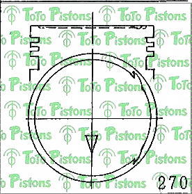 MITSUBISHI MD193226 Piston