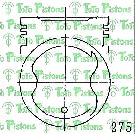 Stock T1013 Piston